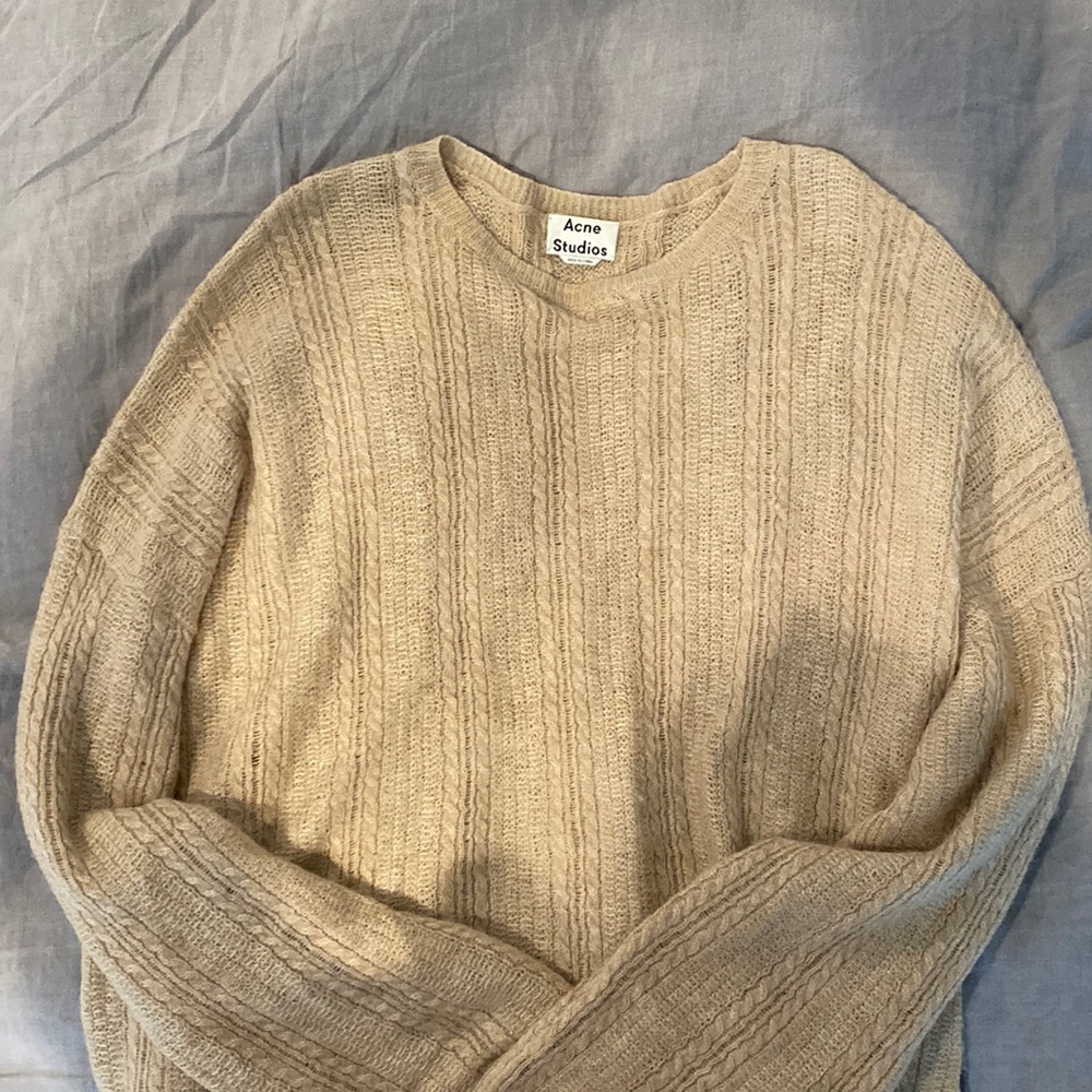 Tan Acne Studios sweater